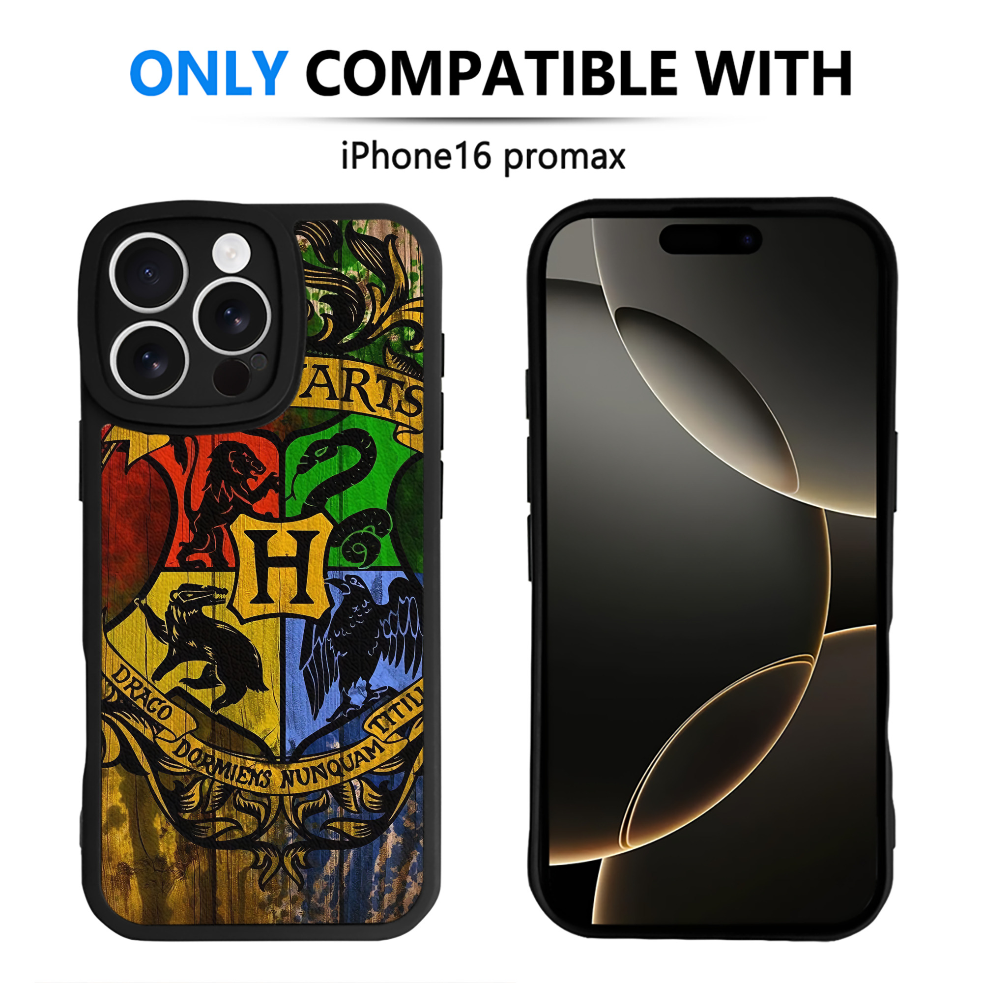 （画像用） Harry Potter ハリー・ポッターシリーズ 【iPhone 16シリーズ対応】シリコンスマホケース（レザー調） 材質：シリコン